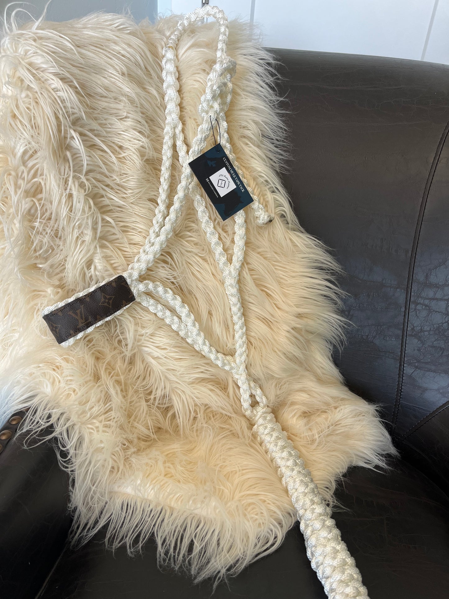 Customizable LV Flat Braided Halter