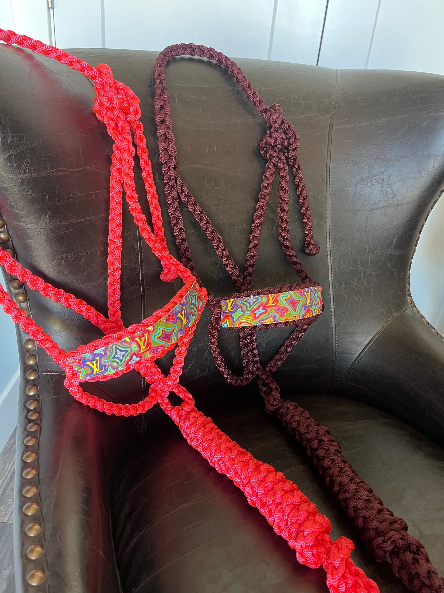 Customizable LV Flat Braided Halter