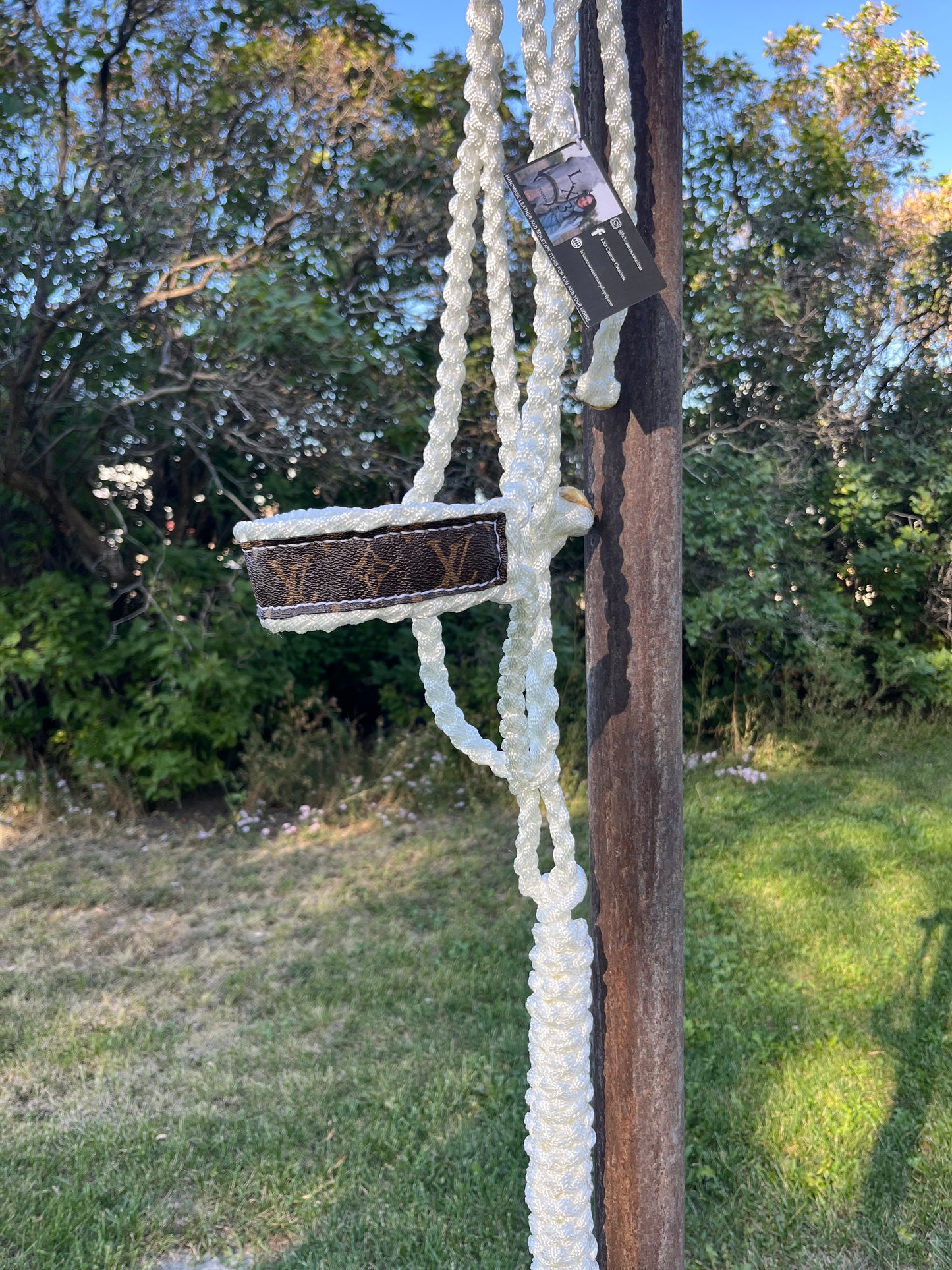 Custom LV Flat Braided Halter