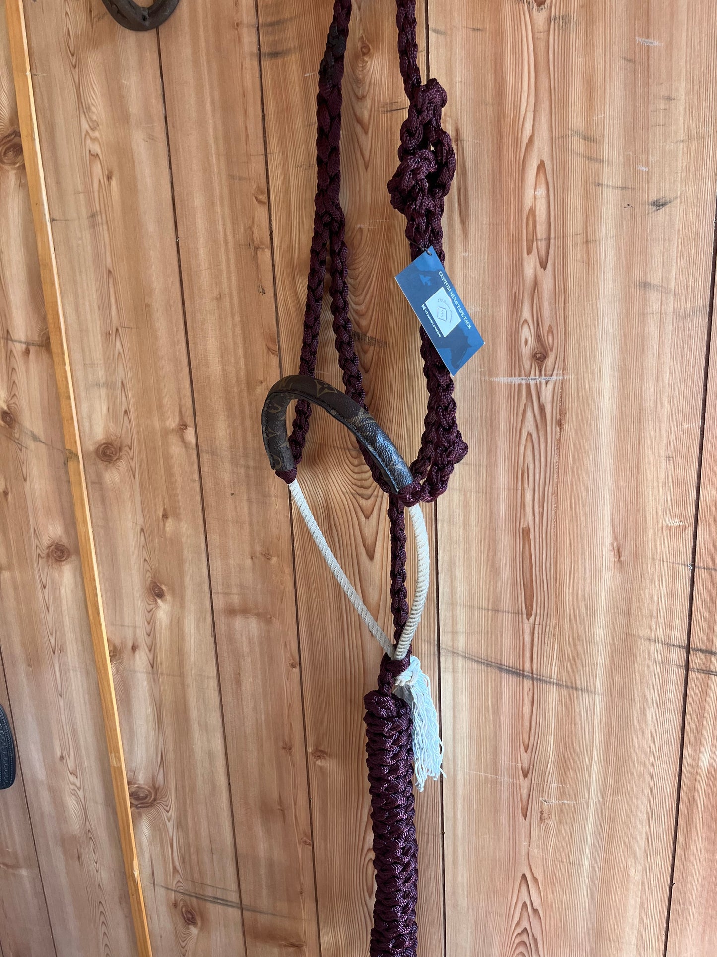 Custom LV Rope Noseband Halter
