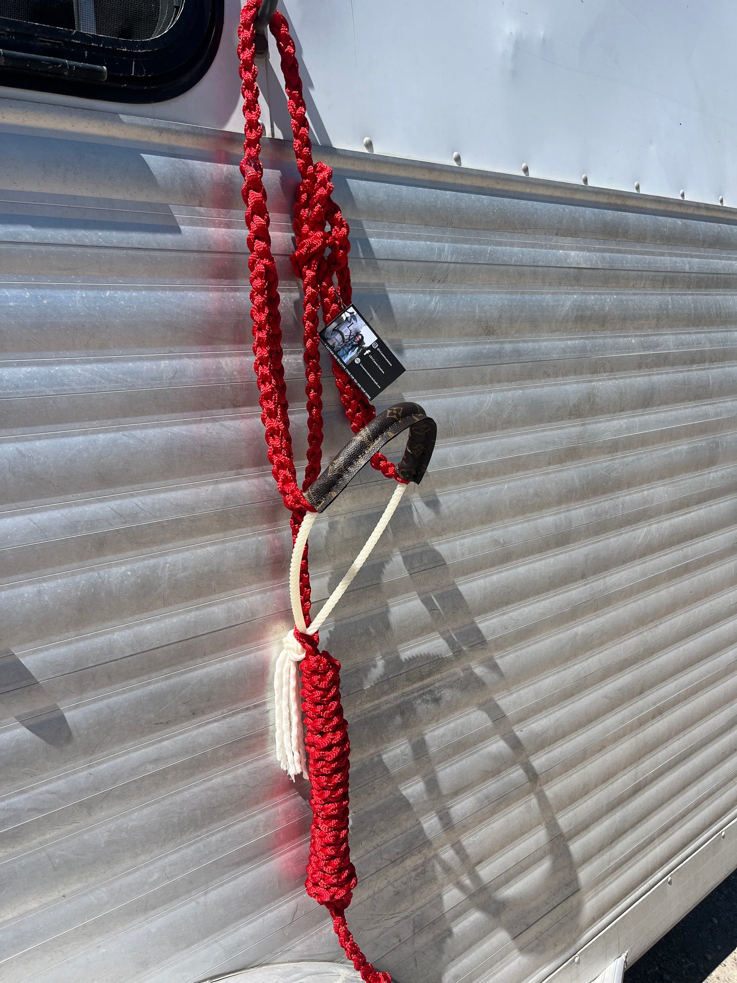 Custom LV Rope Noseband Halter