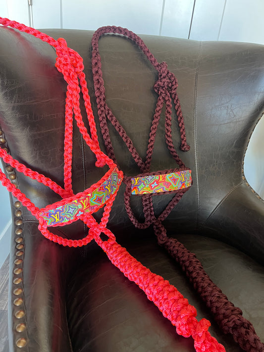 Customizable LV Flat Braided Halter